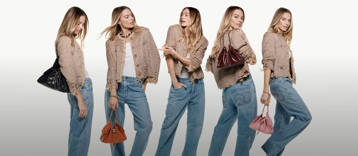 Chanel 25 Handbag Campaign Featuring Margot Robbie and Kylie Minogue