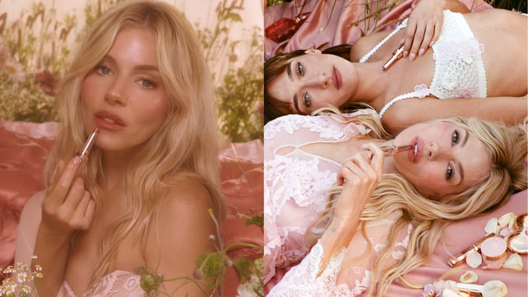 Sienna Miller Stars in Charlotte Tilbury Pillow Talk in Bloom Campaign 2026