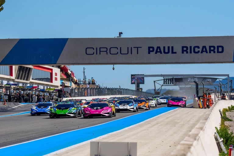 Lamborghini Super Trofeo Europe 2026: Gilardoni-Iaquinta & Strignano-Pujatti Split Wins at Paul Ricard