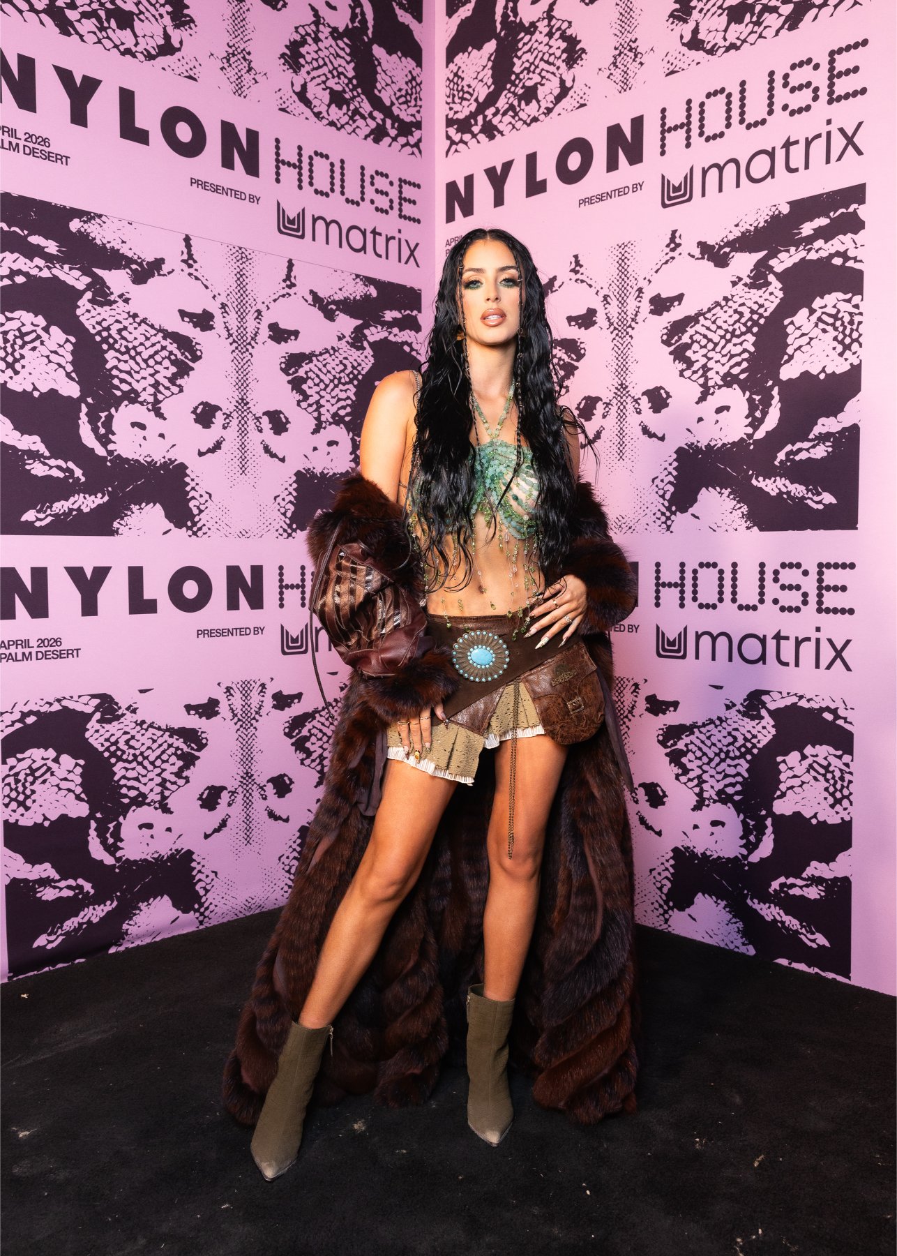 NYLON House in the Desert Presented by Matrix & DJ Set by Diplo B2B HUGEL