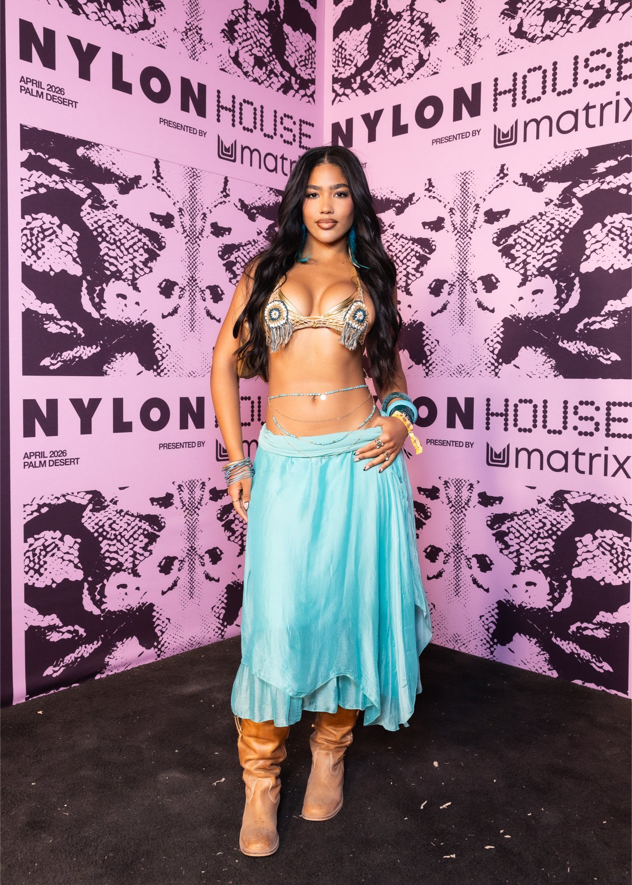 NYLON House in the Desert Presented by Matrix & DJ Set by Diplo B2B HUGEL