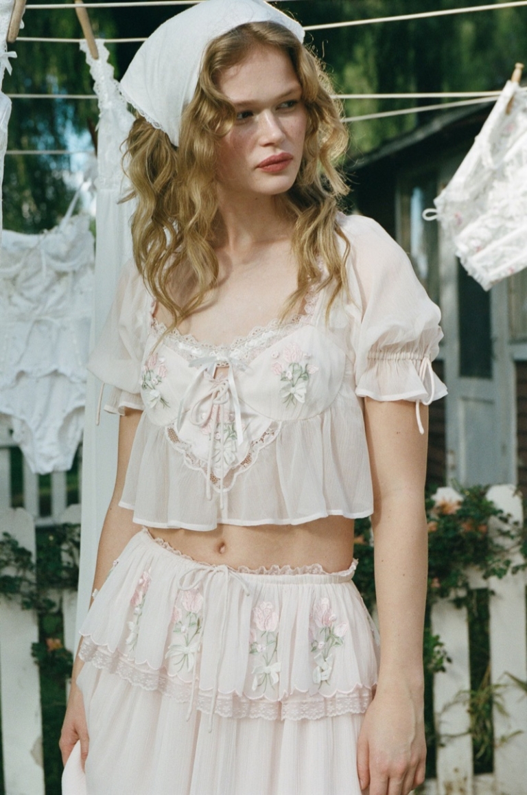 For Love & Lemons Spring 2026 | Lace, Florals & Romance