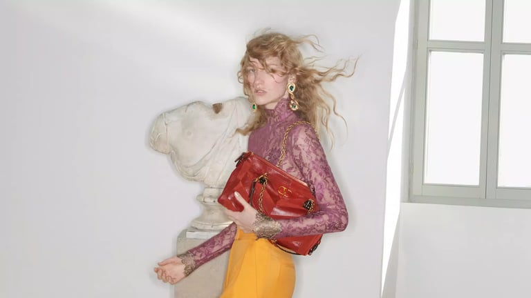 Valentino Pre-Fall 2026 Campaign: Alessandro Michele’s Art in Motion
