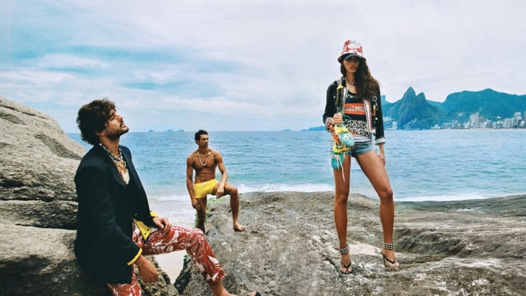 Rafael Moura Lenses Dsquared2 SS26 Brazil Campaign