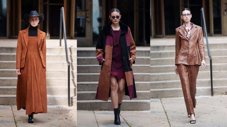 Negris LeBrum “Suede Frontier” at Rodeo Fashion Week 2026