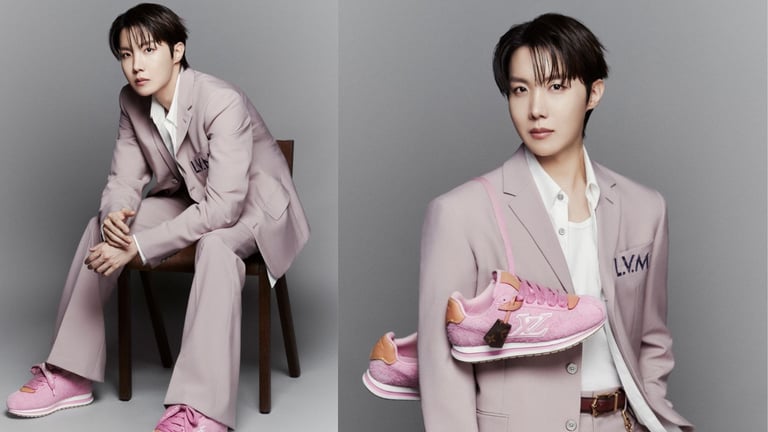 J-Hope x Louis Vuitton Buttersoft Sneaker: Pink Suede Release 2026