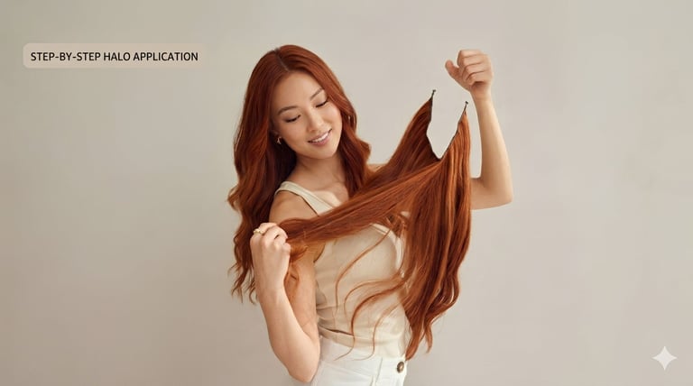 Want Gorgeous Hair Here’s How to Get It Right with Halo Extensions