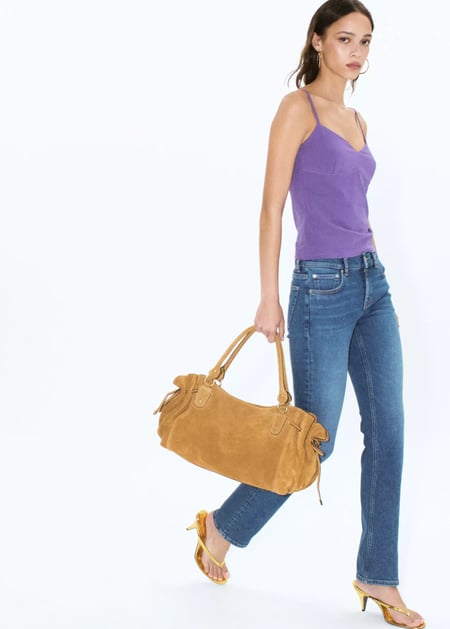 Low-rise skinny jeans