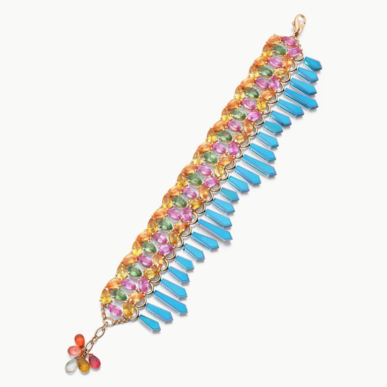 Lot 587. Choparrd, Unique Gem-Set 'Rihanna Chopard' Bracelet, est. 45,000 - 65,000 CHF