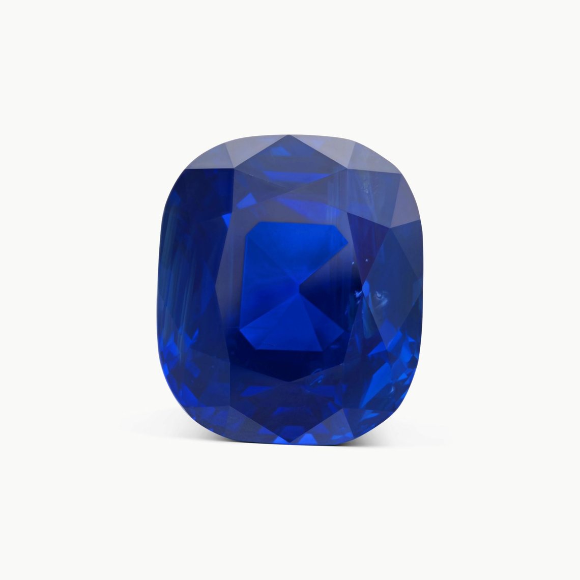 Lot 620. The Peacock of Ceylon, Important Unmounted Sapphire, est. 1-1.5m CHF