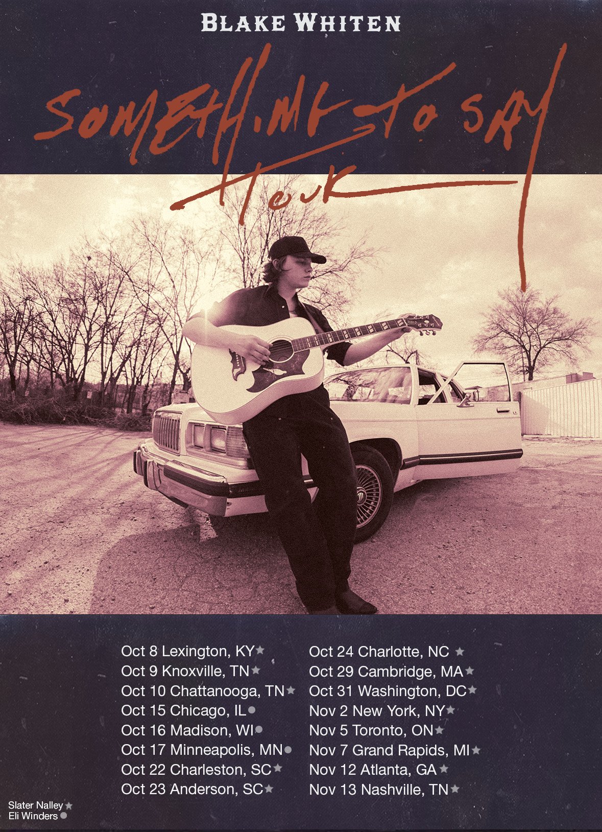 'Something To Say Tour' Admat