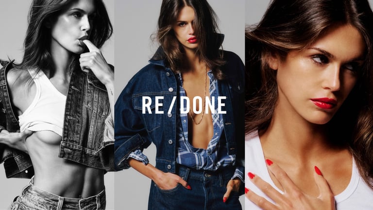 Kaia Gerber Stars in RE/DONE's Short/Cuts 2026 Campaign
