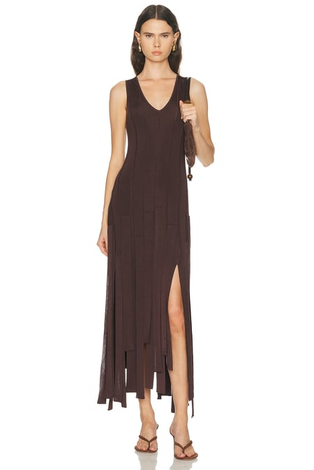 Zimmermann Luna Fringe Midi Dress