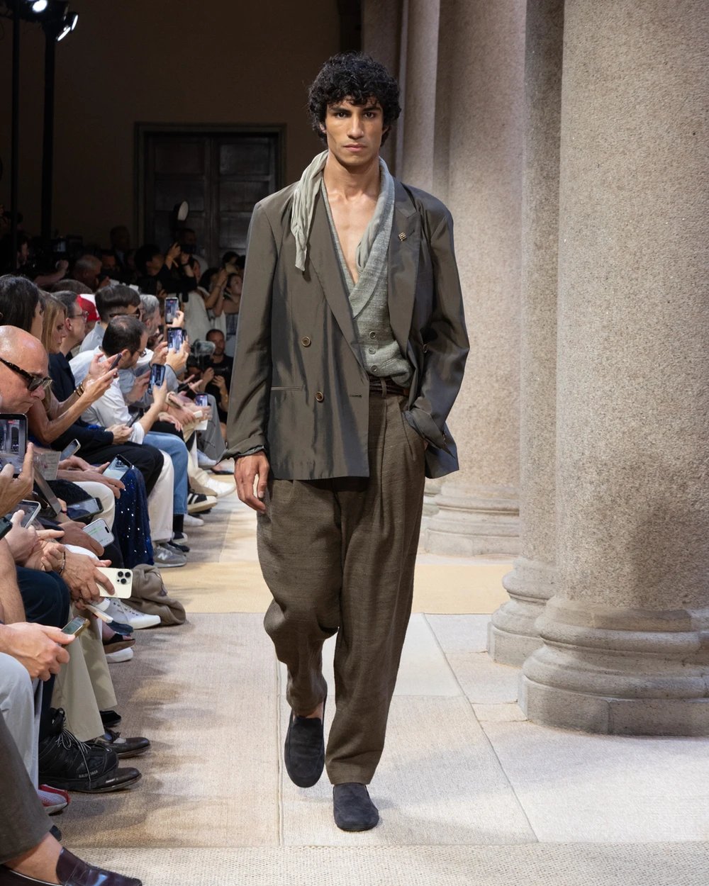 Giorgio Armani Men's Spring 2027: Leo Dell'Orco Brings Denim to the Palazzo