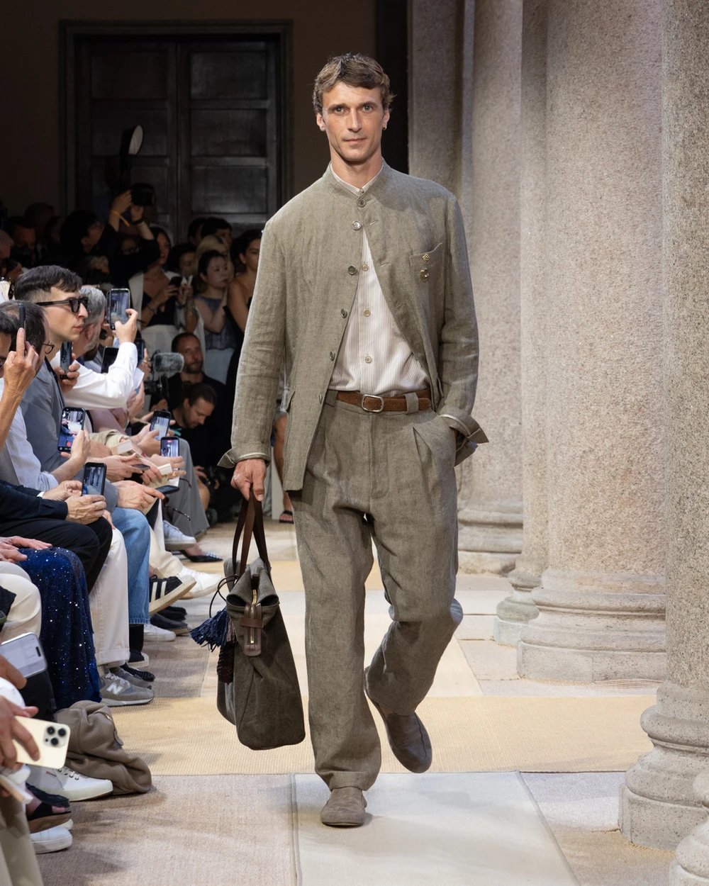 Giorgio Armani Men's Spring 2027: Leo Dell'Orco Brings Denim to the Palazzo