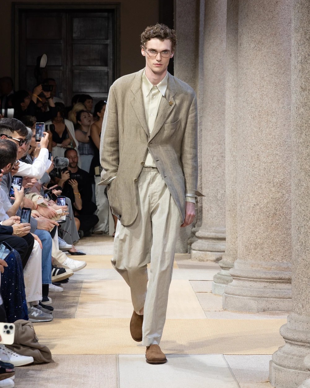 Giorgio Armani Men's Spring 2027: Leo Dell'Orco Brings Denim to the Palazzo