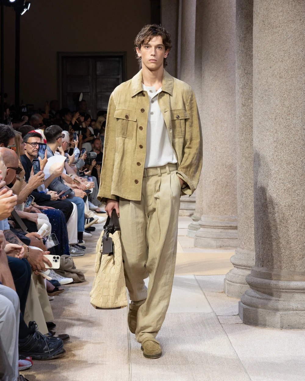 Giorgio Armani Men's Spring 2027: Leo Dell'Orco Brings Denim to the Palazzo