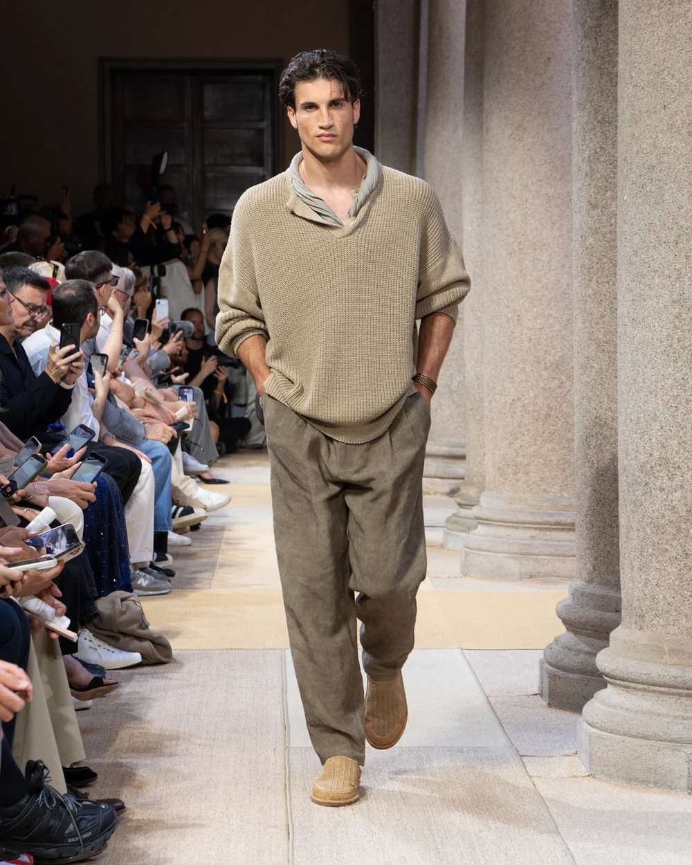 Giorgio Armani Men's Spring 2027: Leo Dell'Orco Brings Denim to the Palazzo