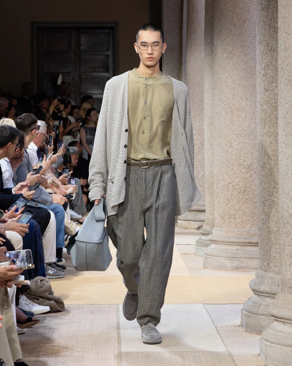 Giorgio Armani Men's Spring 2027: Leo Dell'Orco Brings Denim to the Palazzo