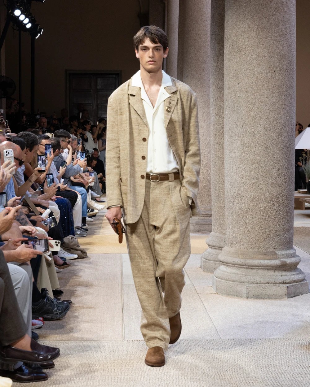 Giorgio Armani Men's Spring 2027: Leo Dell'Orco Brings Denim to the Palazzo