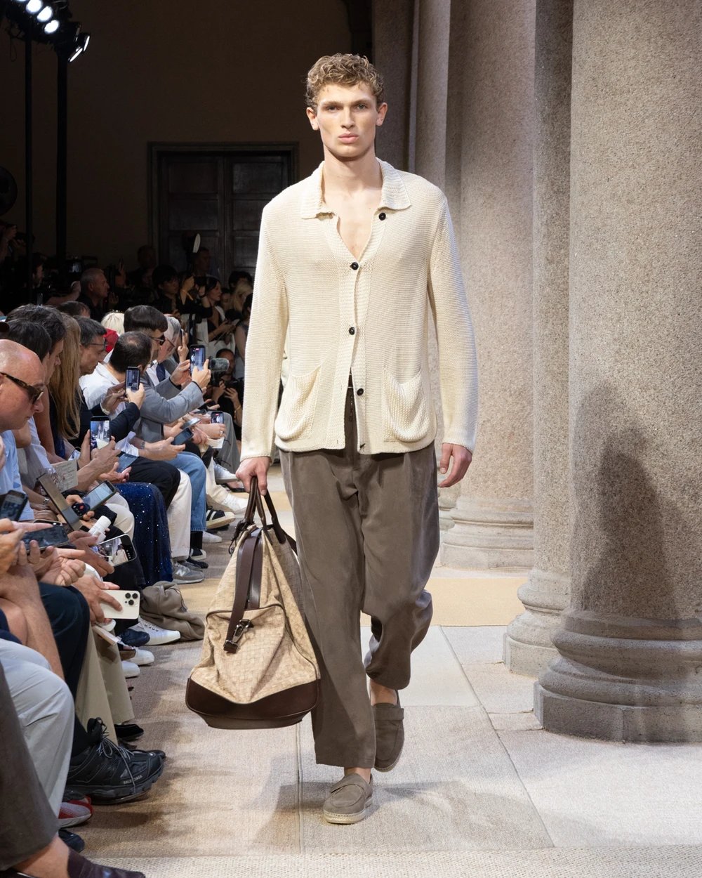 Giorgio Armani Men's Spring 2027: Leo Dell'Orco Brings Denim to the Palazzo