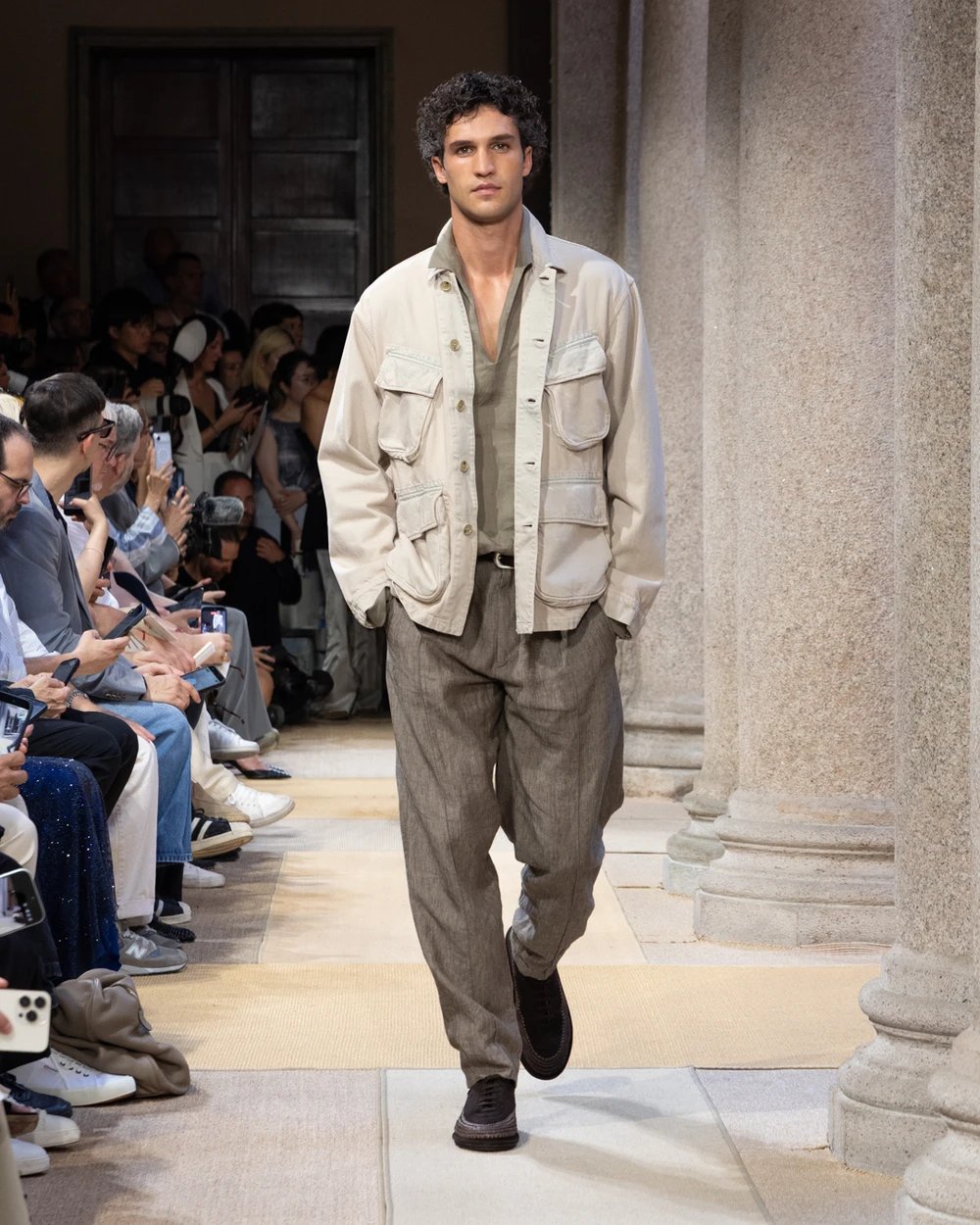 Giorgio Armani Men's Spring 2027: Leo Dell'Orco Brings Denim to the Palazzo