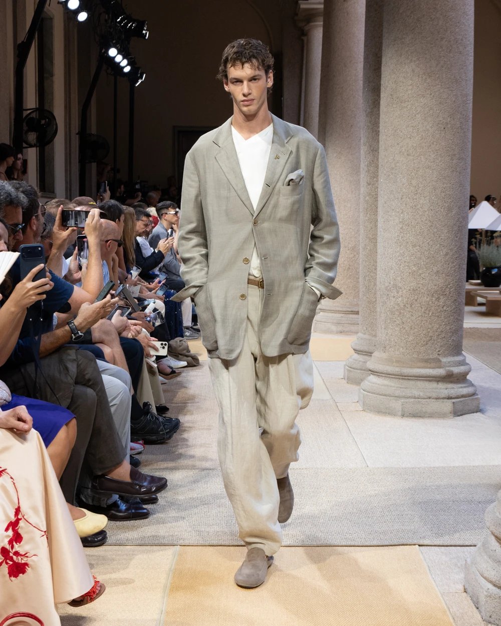 Giorgio Armani Men's Spring 2027: Leo Dell'Orco Brings Denim to the Palazzo