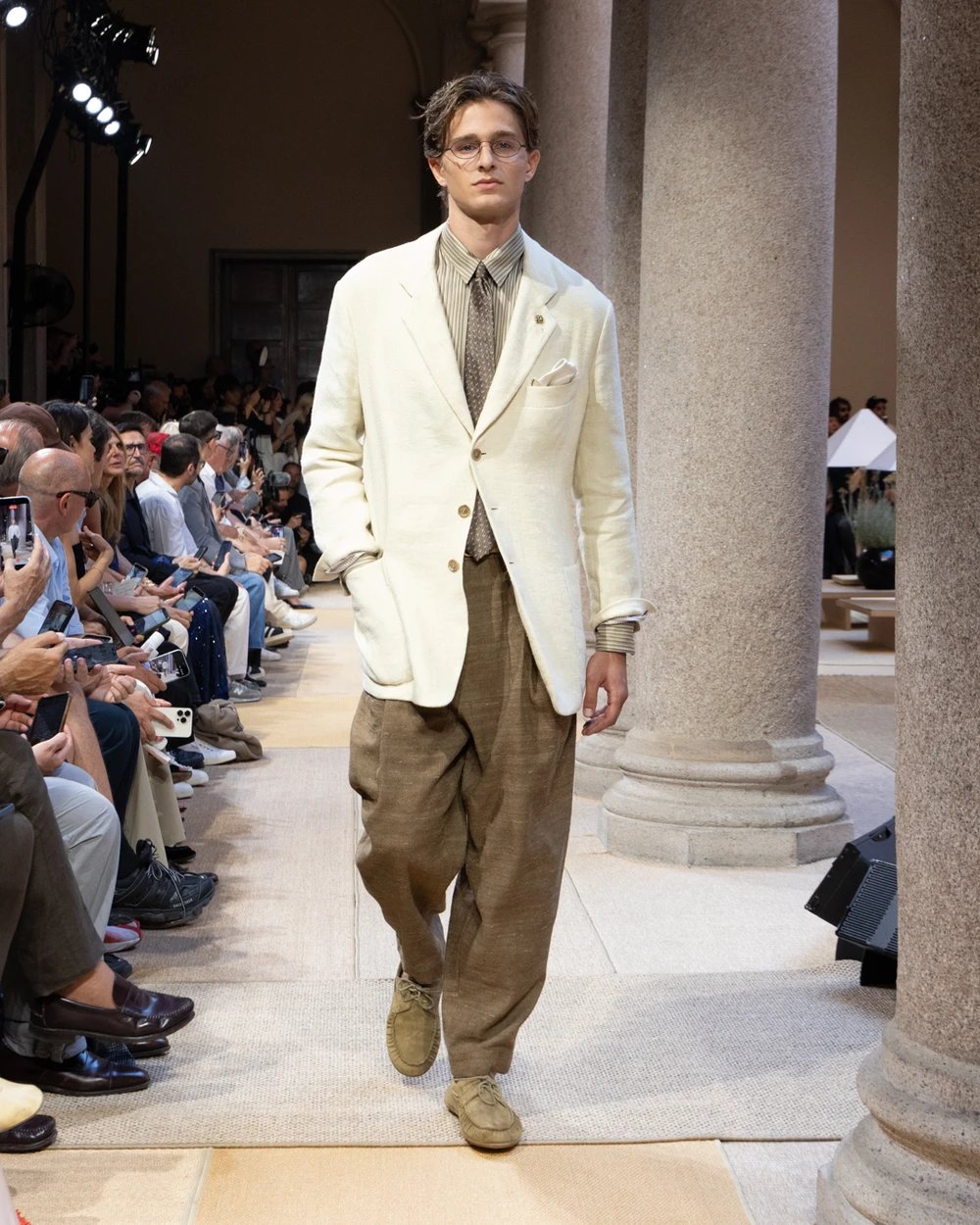 Giorgio Armani Men's Spring 2027: Leo Dell'Orco Brings Denim to the Palazzo