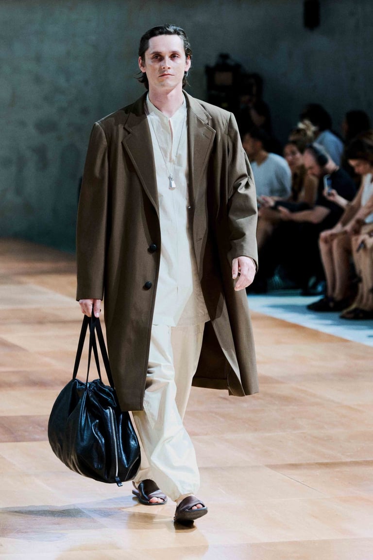 Lemaire Spring 2027: Christophe Lemaire And Sarah-Linh Tran At