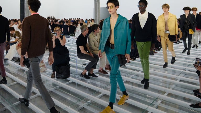 Prada Men's Spring 2027 Puts Jeans at the Center and Removes Everything Else