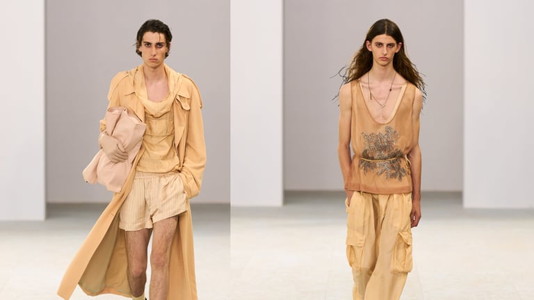 Dries Van Noten Men's Spring 2027 Ready-to-Wear Collection at Paris Men's Fashion Week