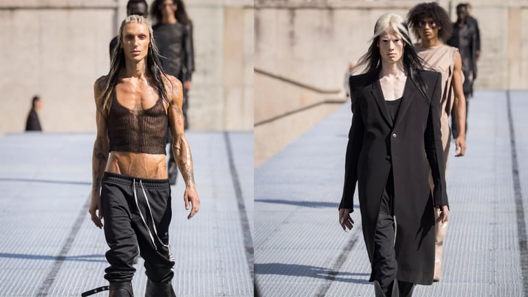 Rick Owens Men’s Spring 2027 Ready-to-Wear at Paris Men’s Fashion Week