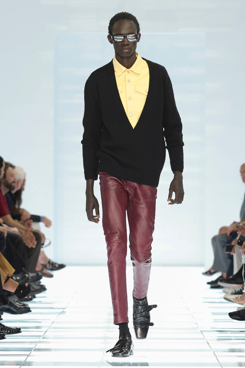 Prada Men's Spring 2027 Puts Jeans at the Center and Removes Everything Else