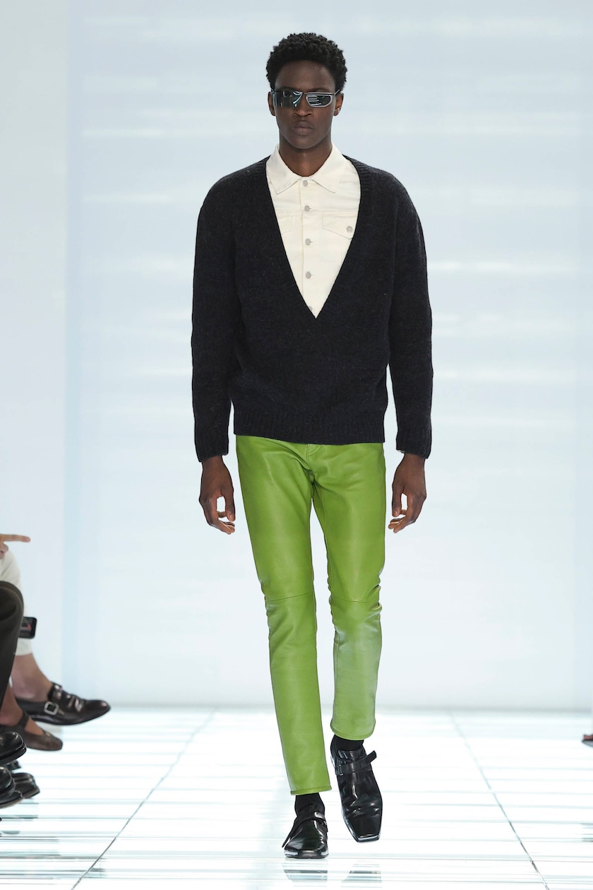 Prada Men's Spring 2027 Puts Jeans at the Center and Removes Everything Else