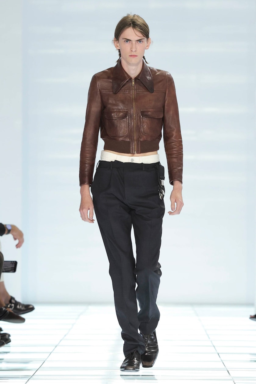 Prada Men's Spring 2027 Puts Jeans at the Center and Removes Everything Else