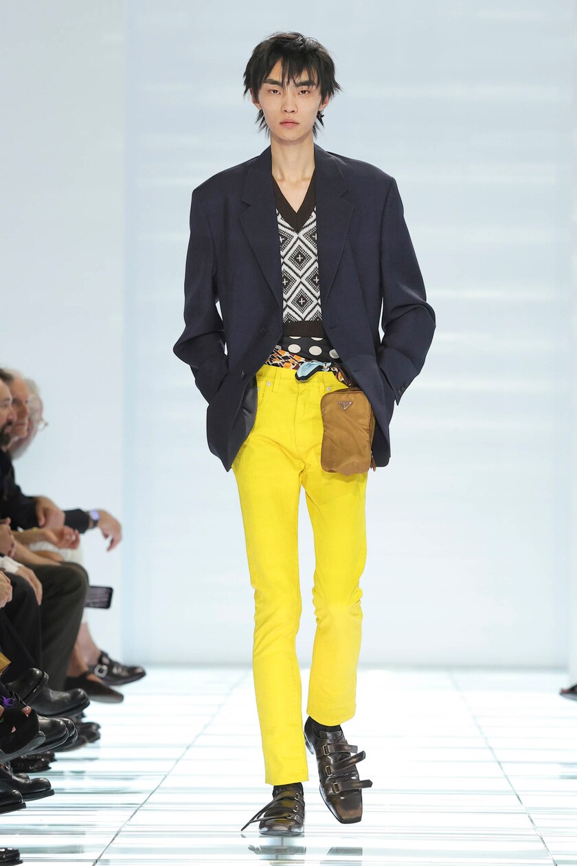 Prada Men's Spring 2027 Puts Jeans at the Center and Removes Everything Else