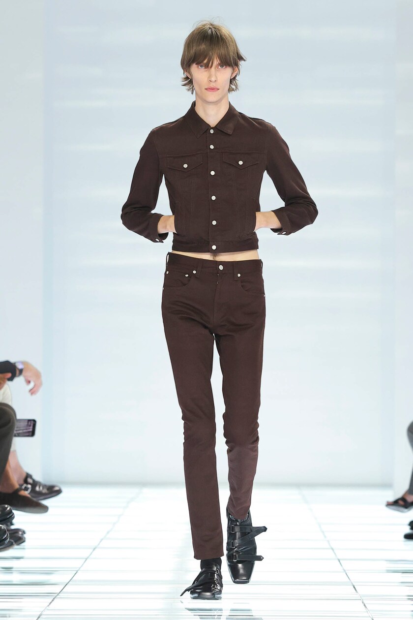 Prada Men's Spring 2027 Puts Jeans at the Center and Removes Everything Else