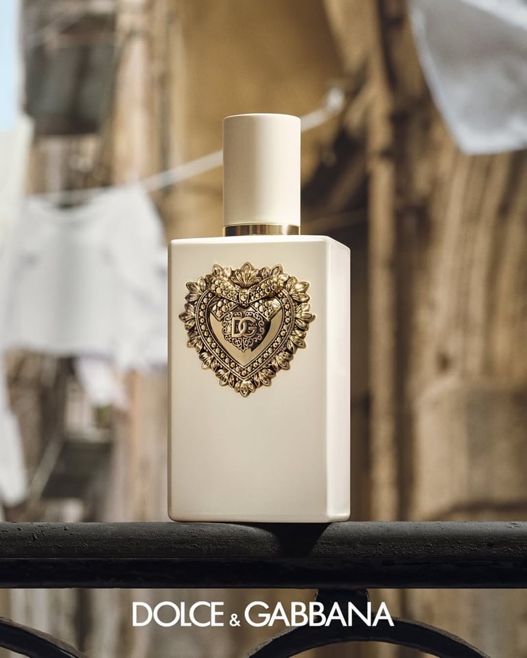 Irina Shayk Fronts Dolce & Gabbana's Your Devotion Eau de Parfum Intense Campaign