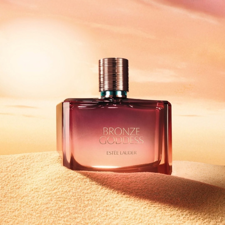 Imaan Hammam Brings Heat to Estée Lauder Bronze Goddess eau de parfum campaign