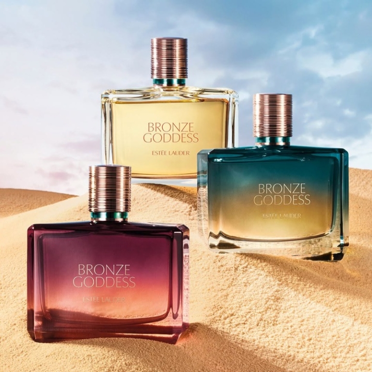 Imaan Hammam Brings Heat to Estée Lauder Bronze Goddess eau de parfum campaign