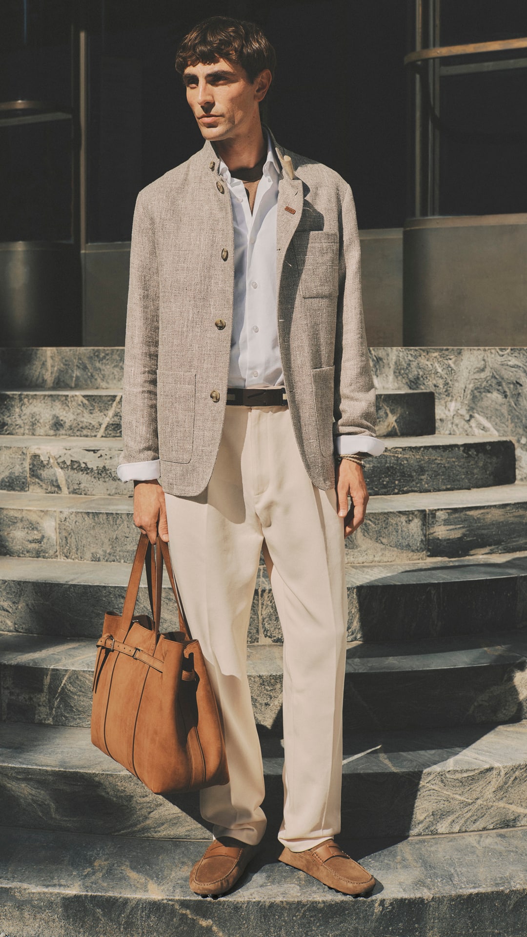 Tod's Men's Spring 2027 Matteo Tamburini's The Italian Wardrobe at Villa Necchi Campiglio