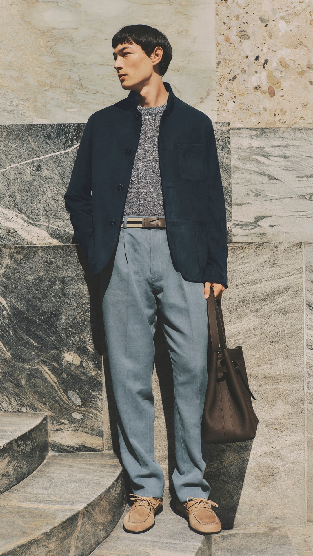 Tod's Men's Spring 2027 Matteo Tamburini's The Italian Wardrobe at Villa Necchi Campiglio