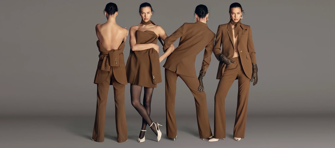 Irina Shayk Fronts Marella Fall 2026 Campaign for the Hero Blazer