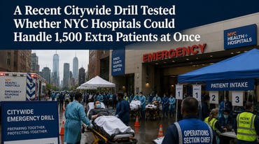 A Recent Citywide Drill Tested Whether NYC Hospitals Could Handle 1,500 Extra Patients at Once