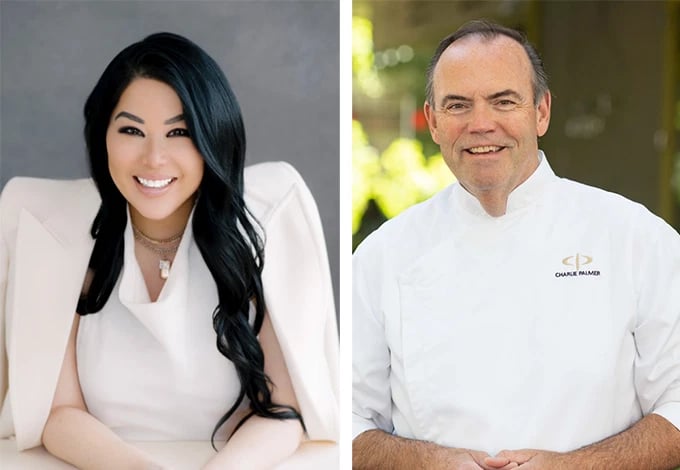 Dinner hosted by Angie Mar and Charlie Palmer