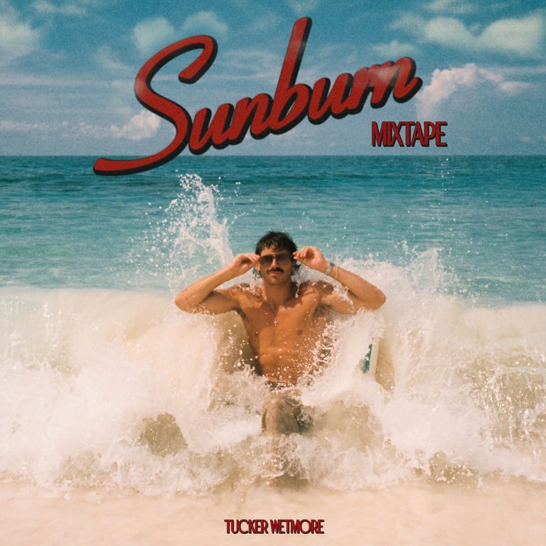 Tucker Wetmore 'Sunburn Mixtape' EP Cover Art