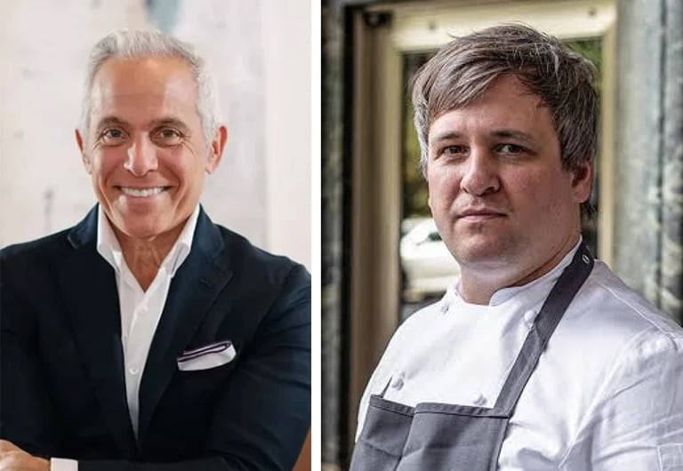 Lunch hosted by Geoffrey Zakarian and Mark Welker