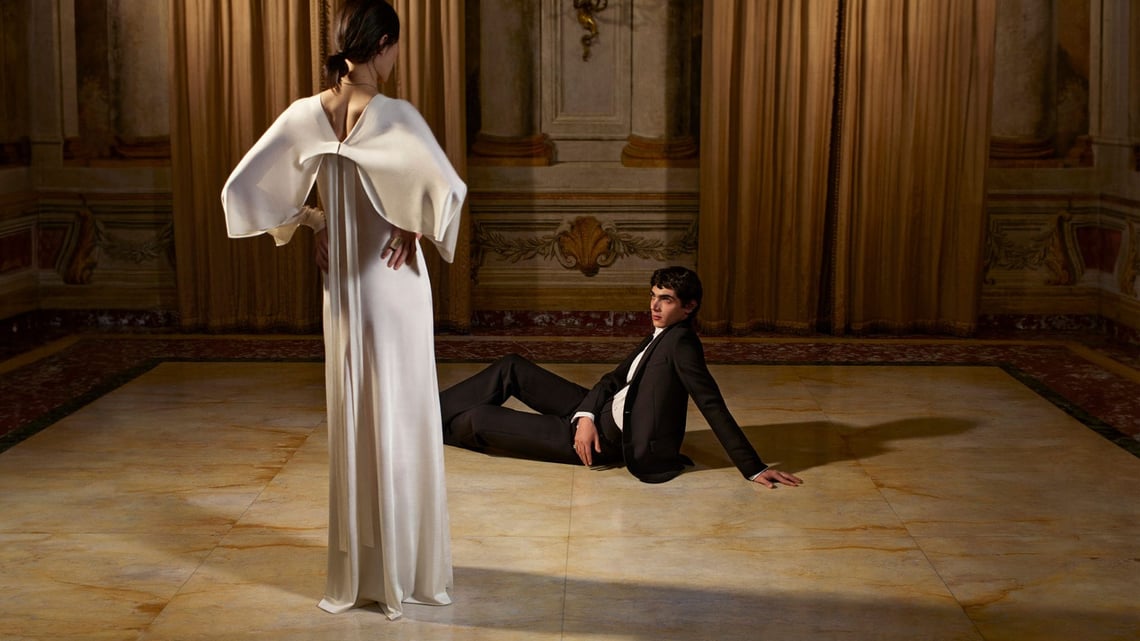 In Maria Grazia Chiuri's First Fendi Campaign, Rigor and Romance Share a Wardrobe