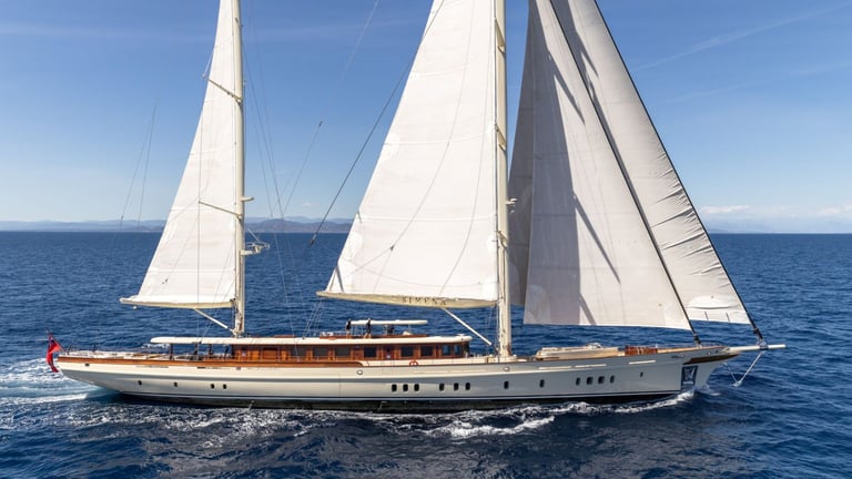 62m Simena Superyacht Sails for the First Time (3)