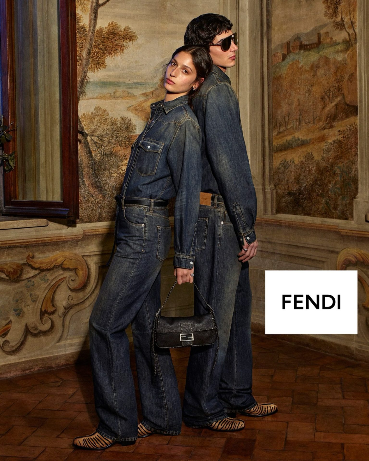 In Maria Grazia Chiuri's First Fendi Campaign, Rigor and Romance Share a Wardrobe